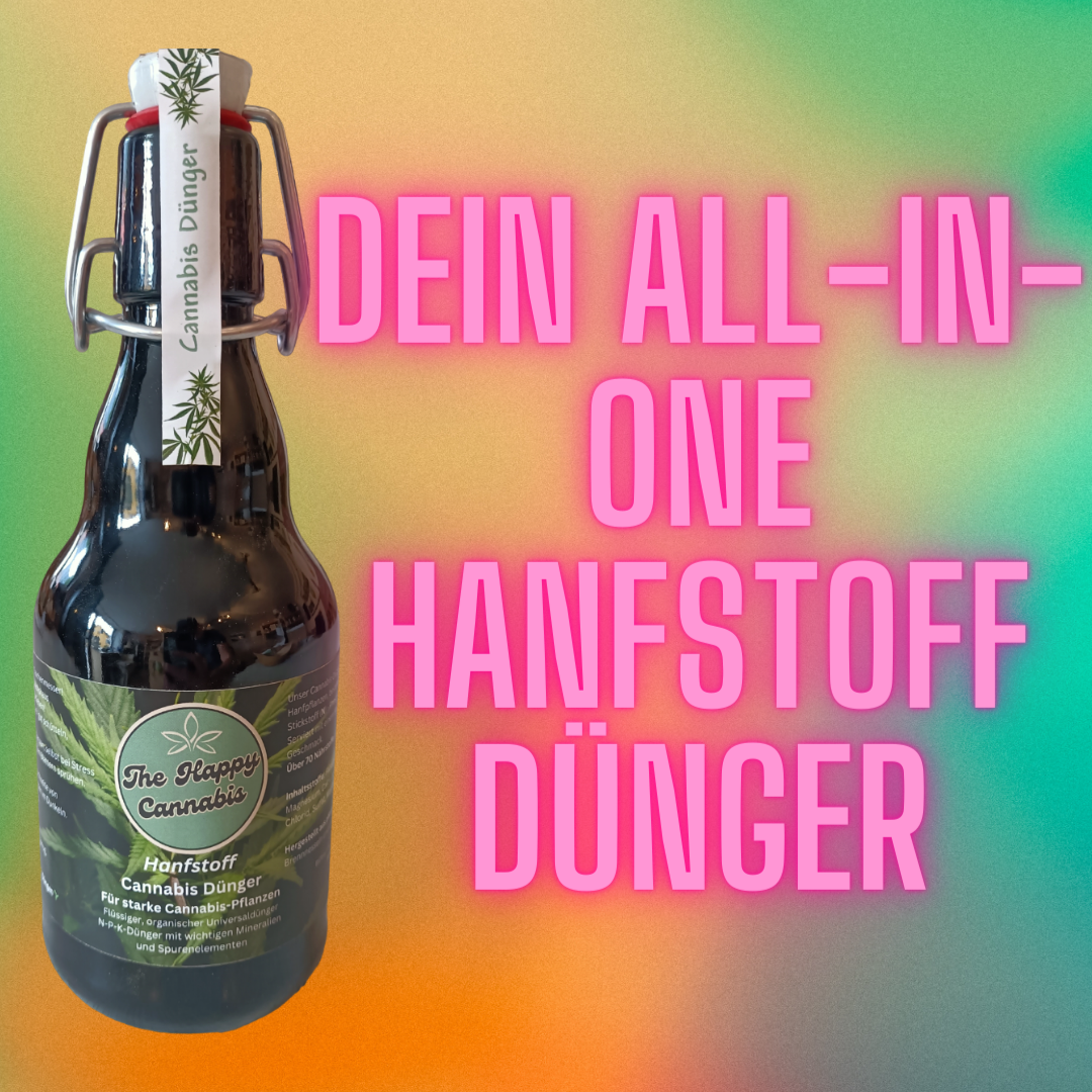 The Happy Cannabis - Cannabis Universaldünger 333 ml - Hanfstoff - Konzentrat