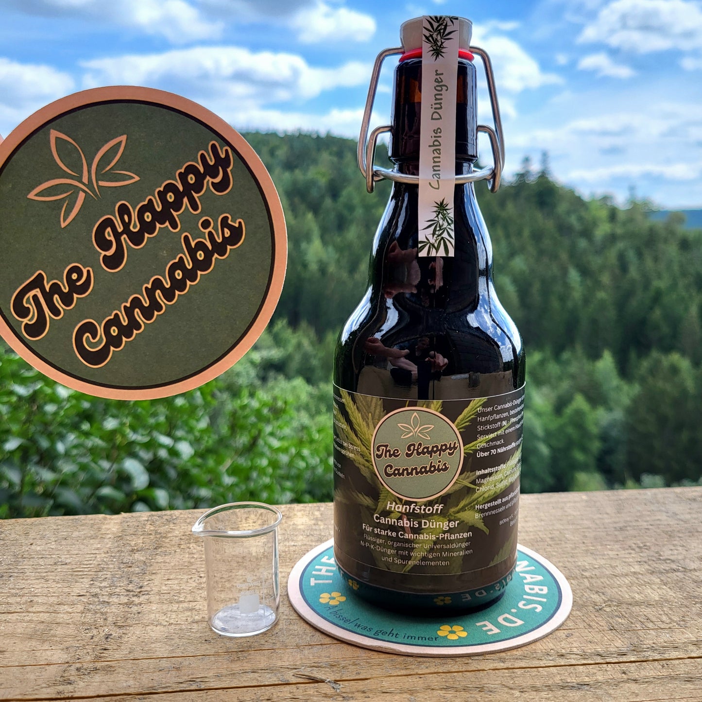 The Happy Cannabis - Cannabis Universaldünger 333 ml - Hanfstoff - Konzentrat