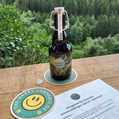 The Happy Cannabis - Cannabis Universaldünger 333 ml - Hanfstoff - Konzentrat